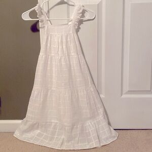 Cat & Jack White Casual Kids Dress
